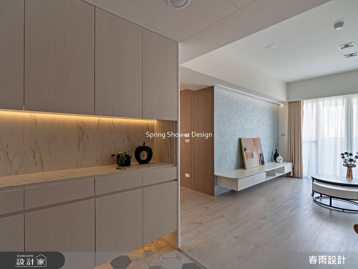 老屋(16~30年)＿現代風玄關客廳案例圖片＿春雨設計＿春雨_175 陸光一街之3