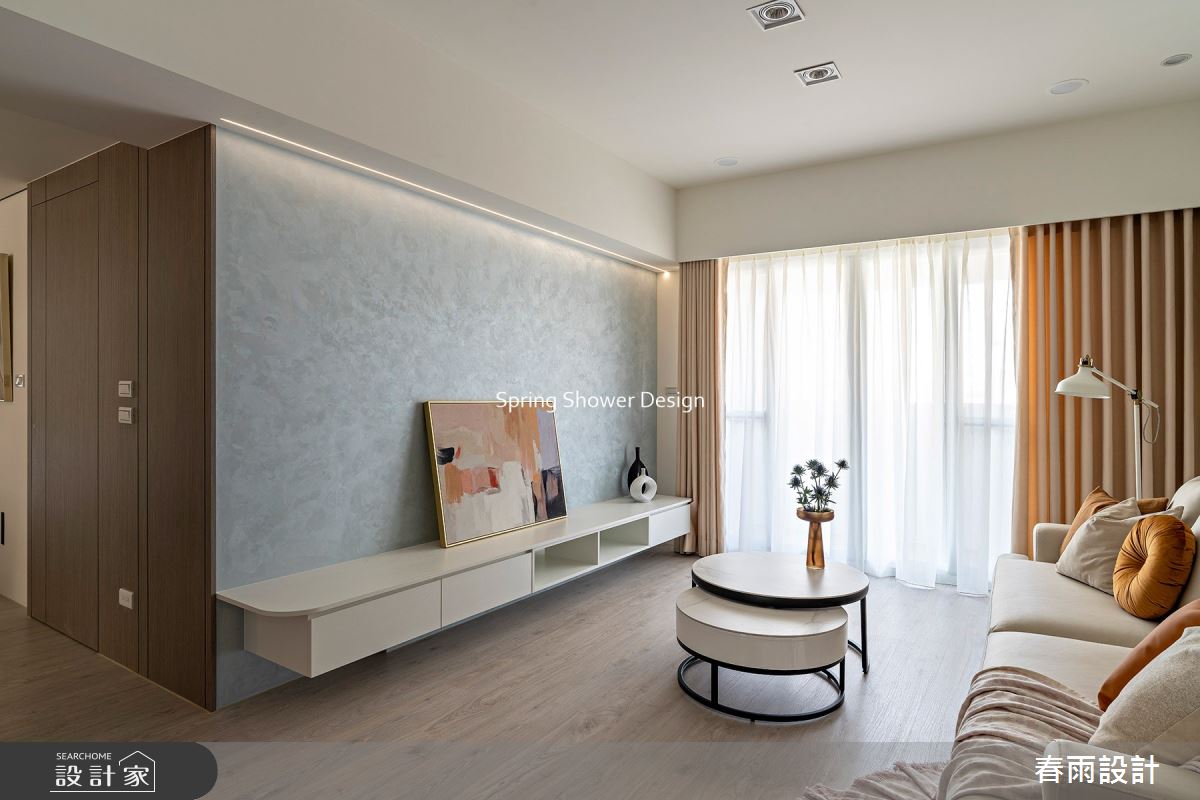 老屋(16~30年)＿現代風客廳案例圖片＿春雨設計＿春雨_175 陸光一街之5