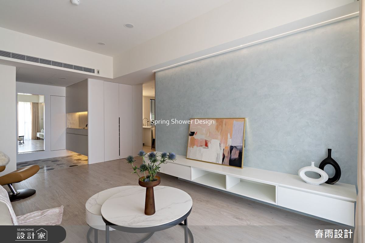 老屋(16~30年)＿現代風玄關客廳案例圖片＿春雨設計＿春雨_175 陸光一街之7