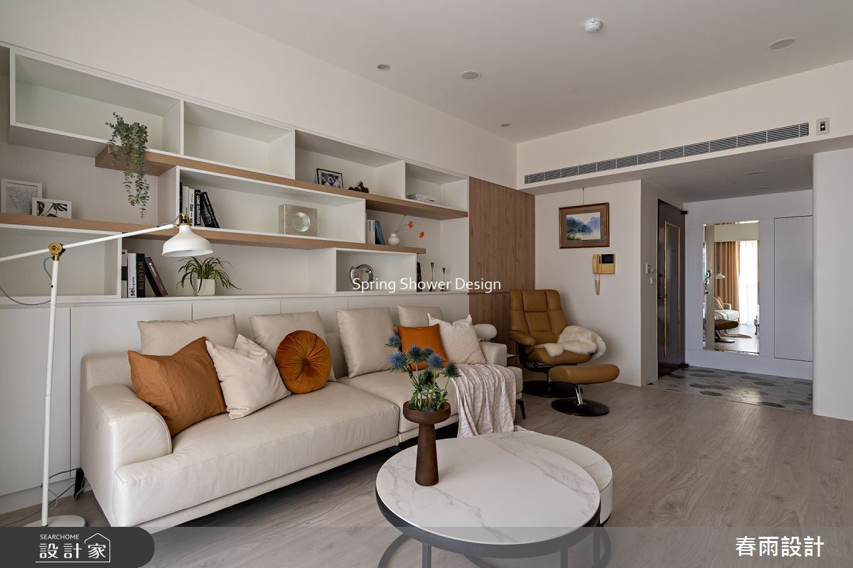 老屋(16~30年)＿現代風玄關客廳案例圖片＿春雨設計＿春雨_175 陸光一街之9