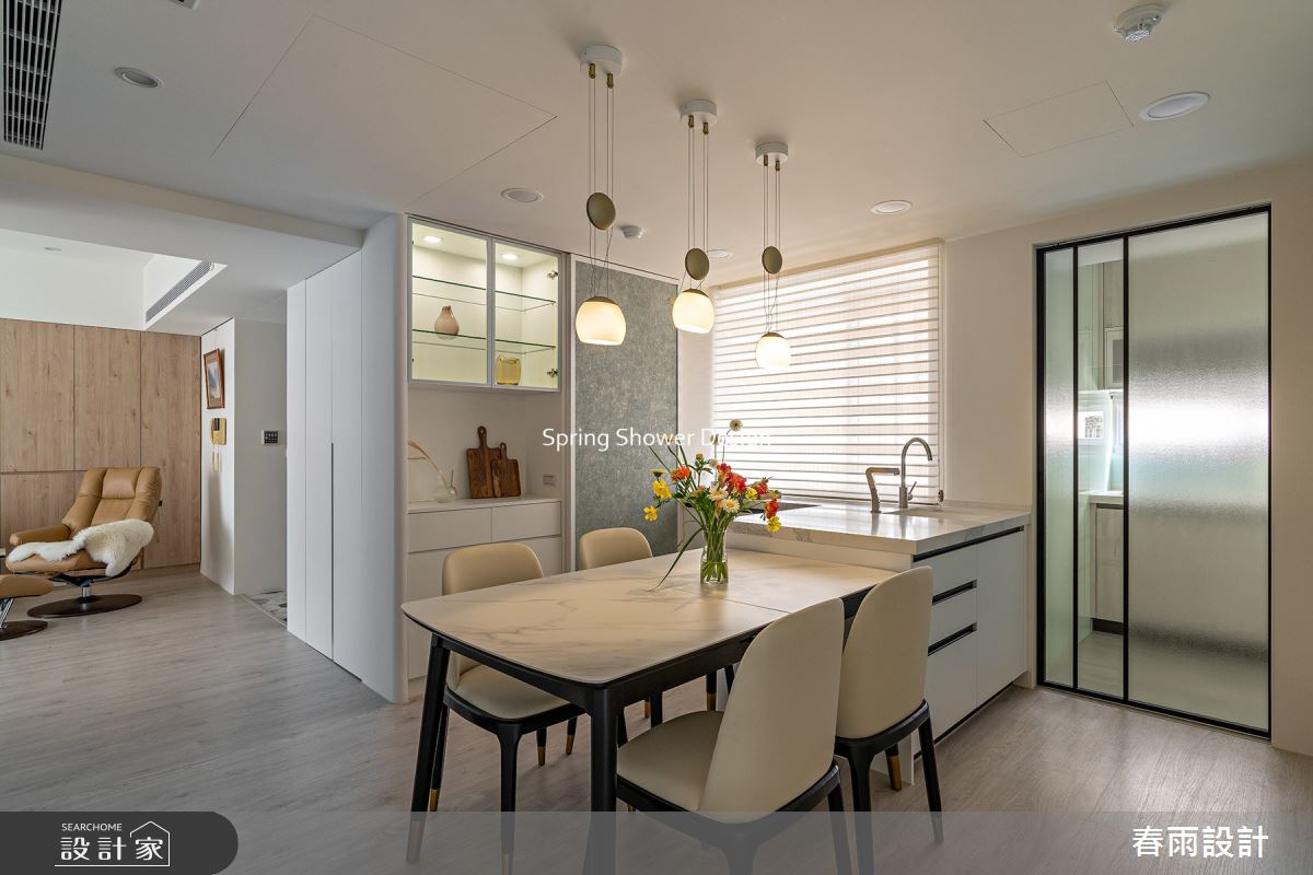 老屋(16~30年)＿現代風餐廳案例圖片＿春雨設計＿春雨_175 陸光一街之13
