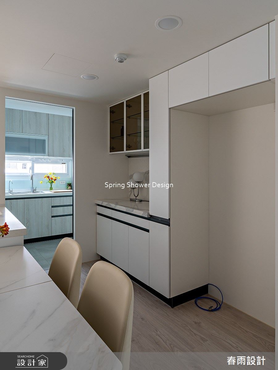 老屋(16~30年)＿現代風餐廳廚房案例圖片＿春雨設計＿春雨_175 陸光一街之16