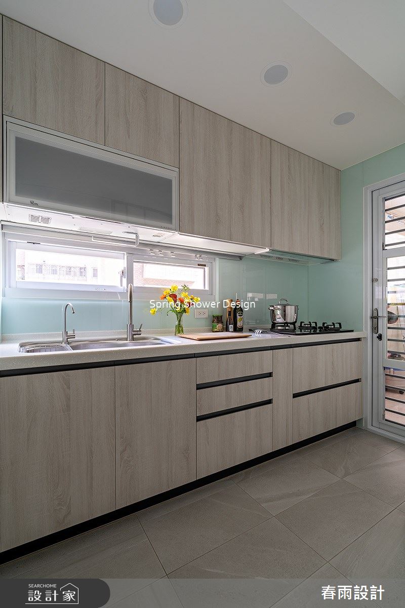 老屋(16~30年)＿現代風廚房案例圖片＿春雨設計＿春雨_175 陸光一街之17