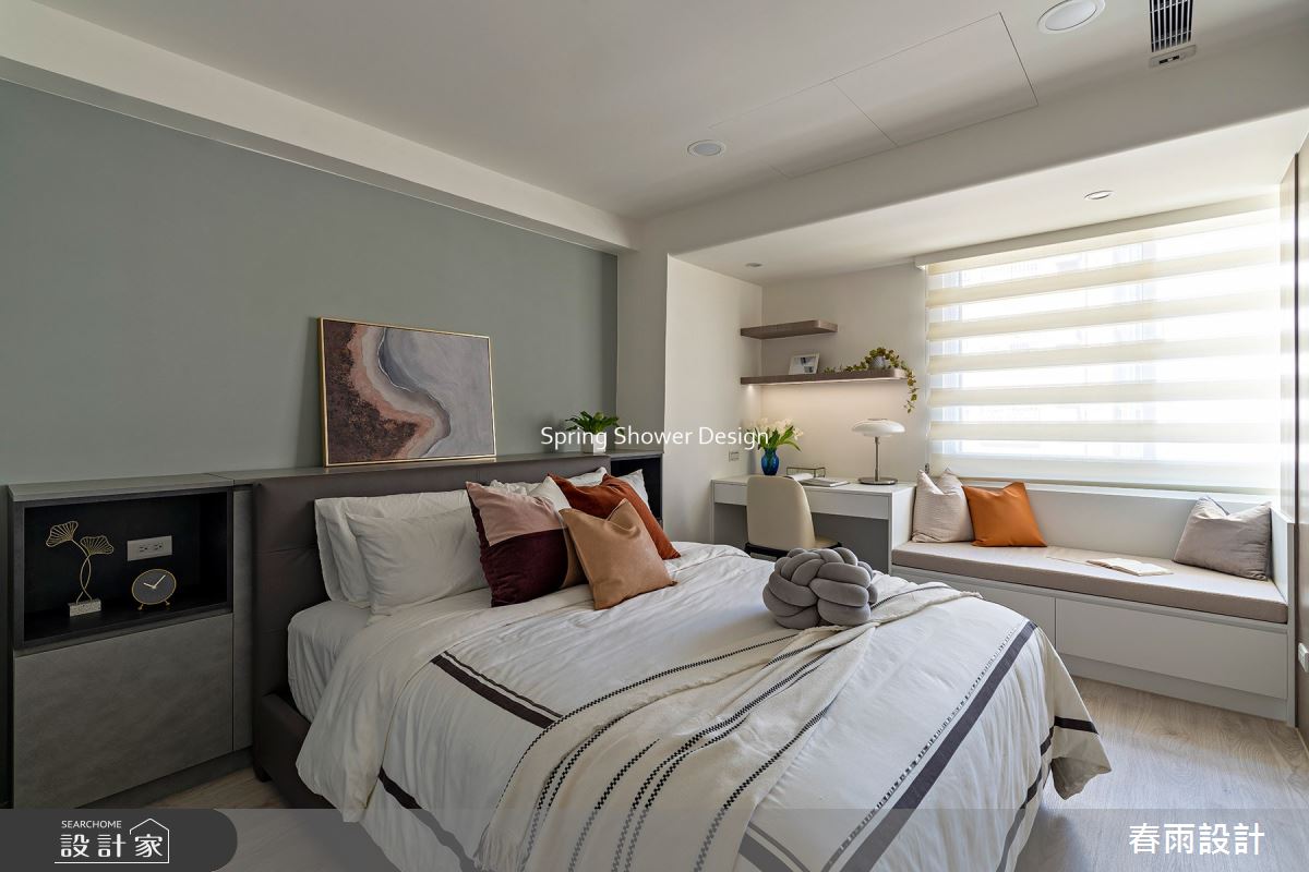 老屋(16~30年)＿現代風臥室臥榻案例圖片＿春雨設計＿春雨_175 陸光一街之18