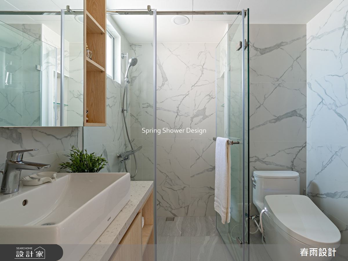 老屋(16~30年)＿現代風浴室案例圖片＿春雨設計＿春雨_175 陸光一街之22