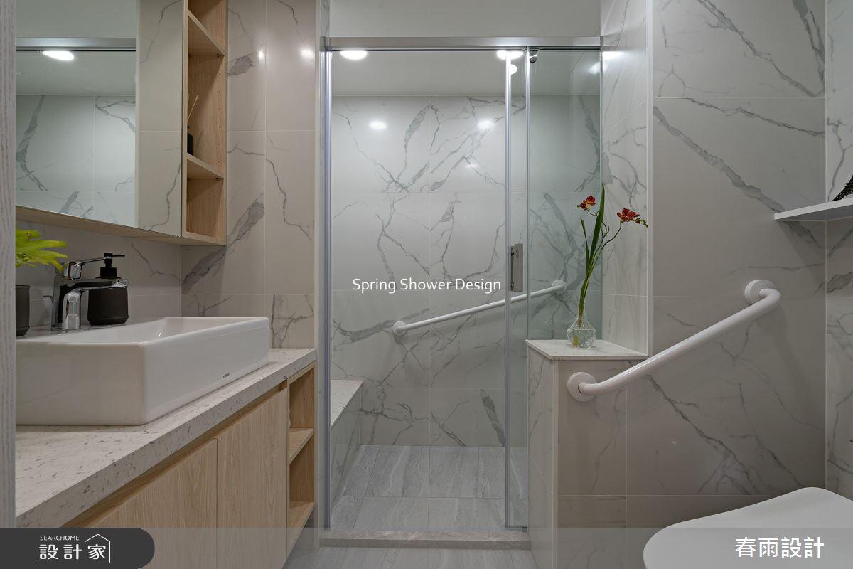 老屋(16~30年)＿現代風浴室案例圖片＿春雨設計＿春雨_175 陸光一街之29