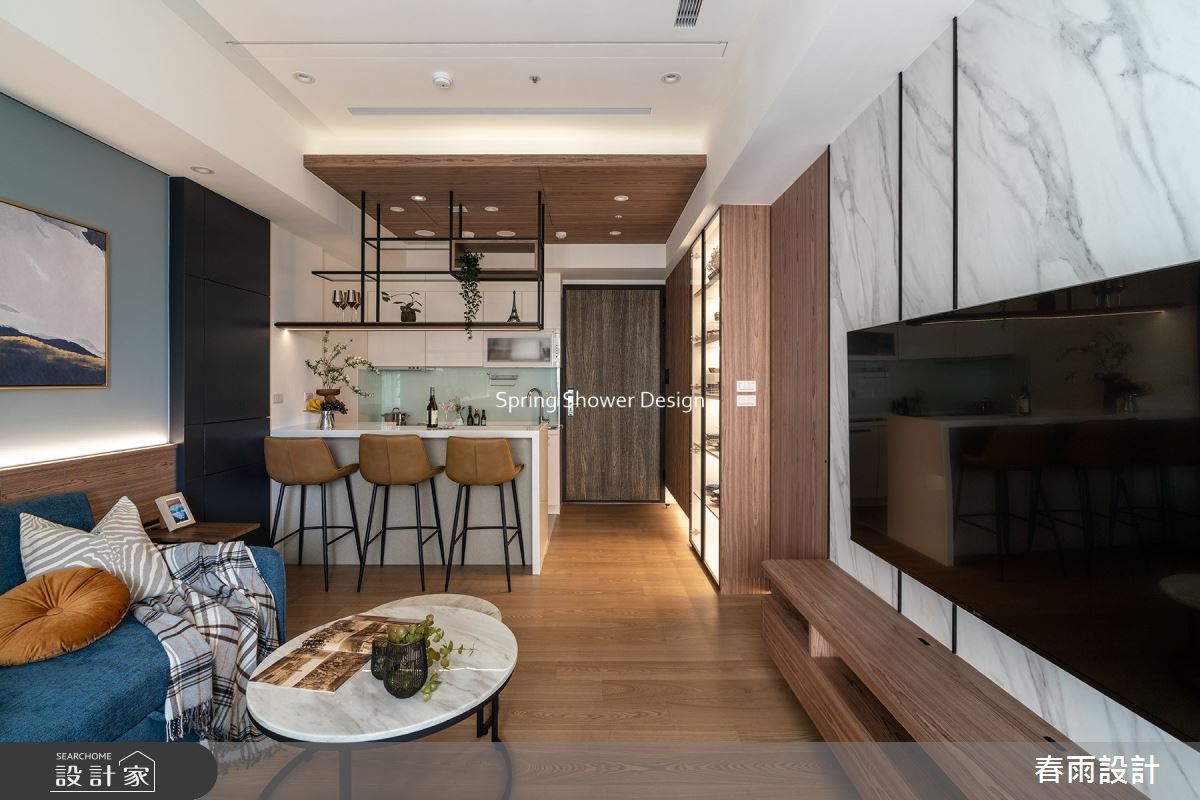 新成屋(5年以下)＿日式禪風客廳廚房吧檯案例圖片＿春雨設計＿春雨_176 礁溪湯園許公館之6
