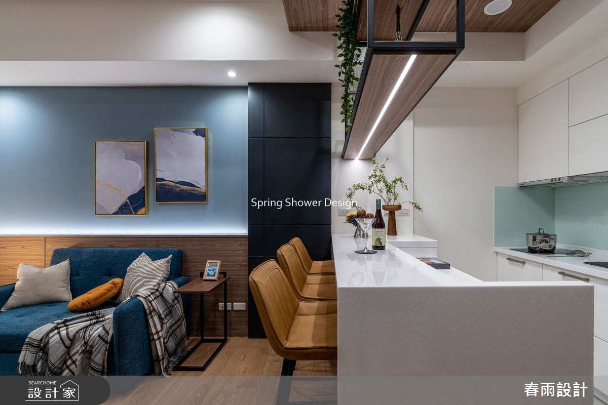 新成屋(5年以下)＿日式禪風客廳廚房吧檯案例圖片＿春雨設計＿春雨_176 礁溪湯園許公館之10