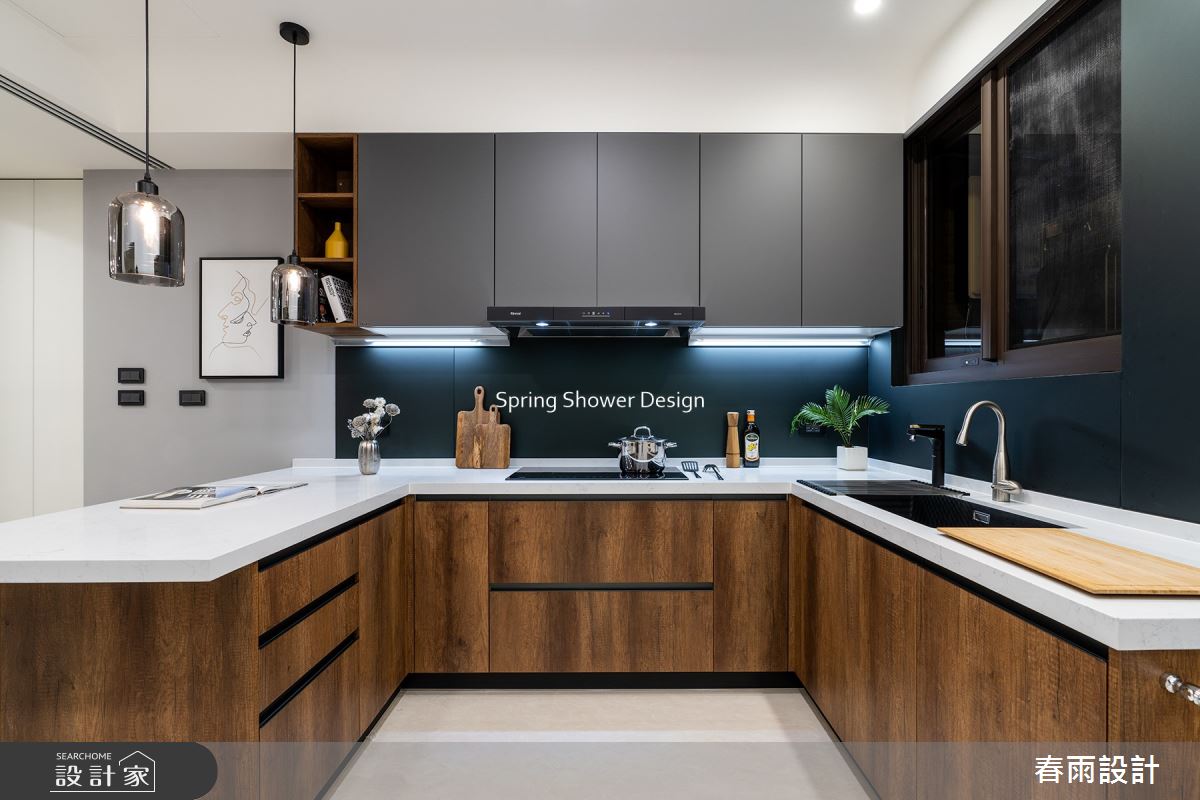 新成屋(5年以下)＿混搭風廚房案例圖片＿春雨設計＿春雨_178 奇幻莊園之17