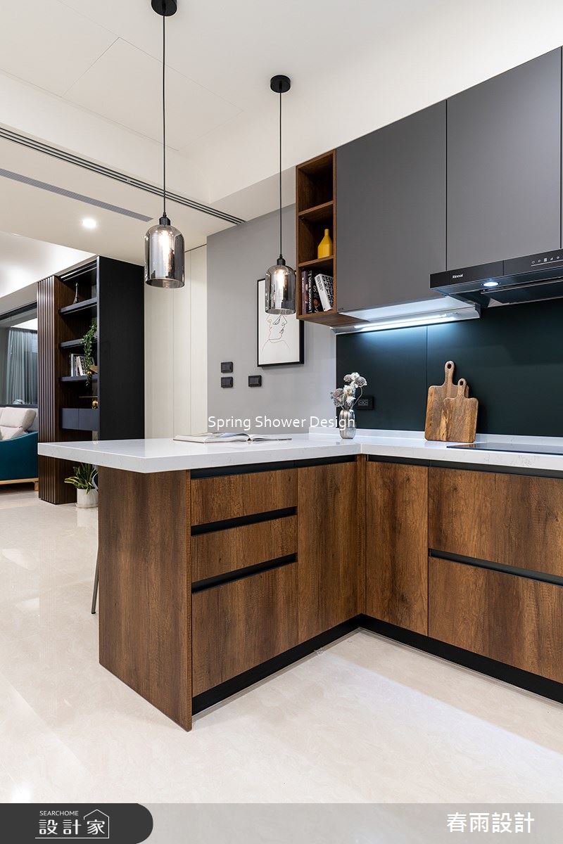 新成屋(5年以下)＿混搭風廚房案例圖片＿春雨設計＿春雨_178 奇幻莊園之18