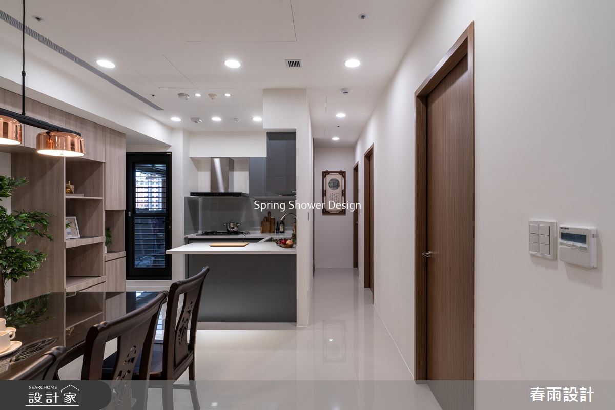新成屋(5年以下)＿現代風餐廳廚房走廊案例圖片＿春雨設計＿春雨_179 國泰豐格之16
