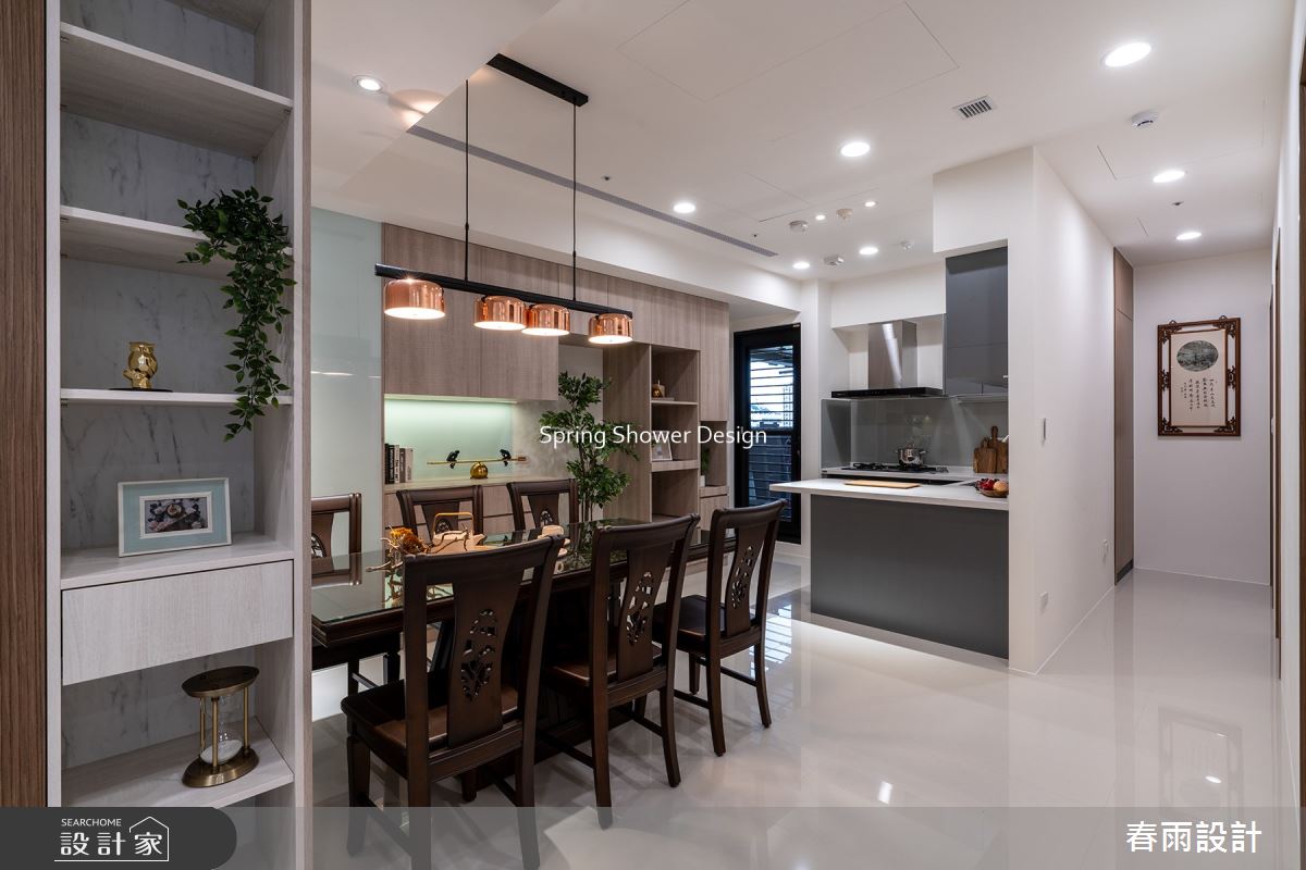 新成屋(5年以下)＿現代風餐廳廚房走廊案例圖片＿春雨設計＿春雨_179 國泰豐格之17