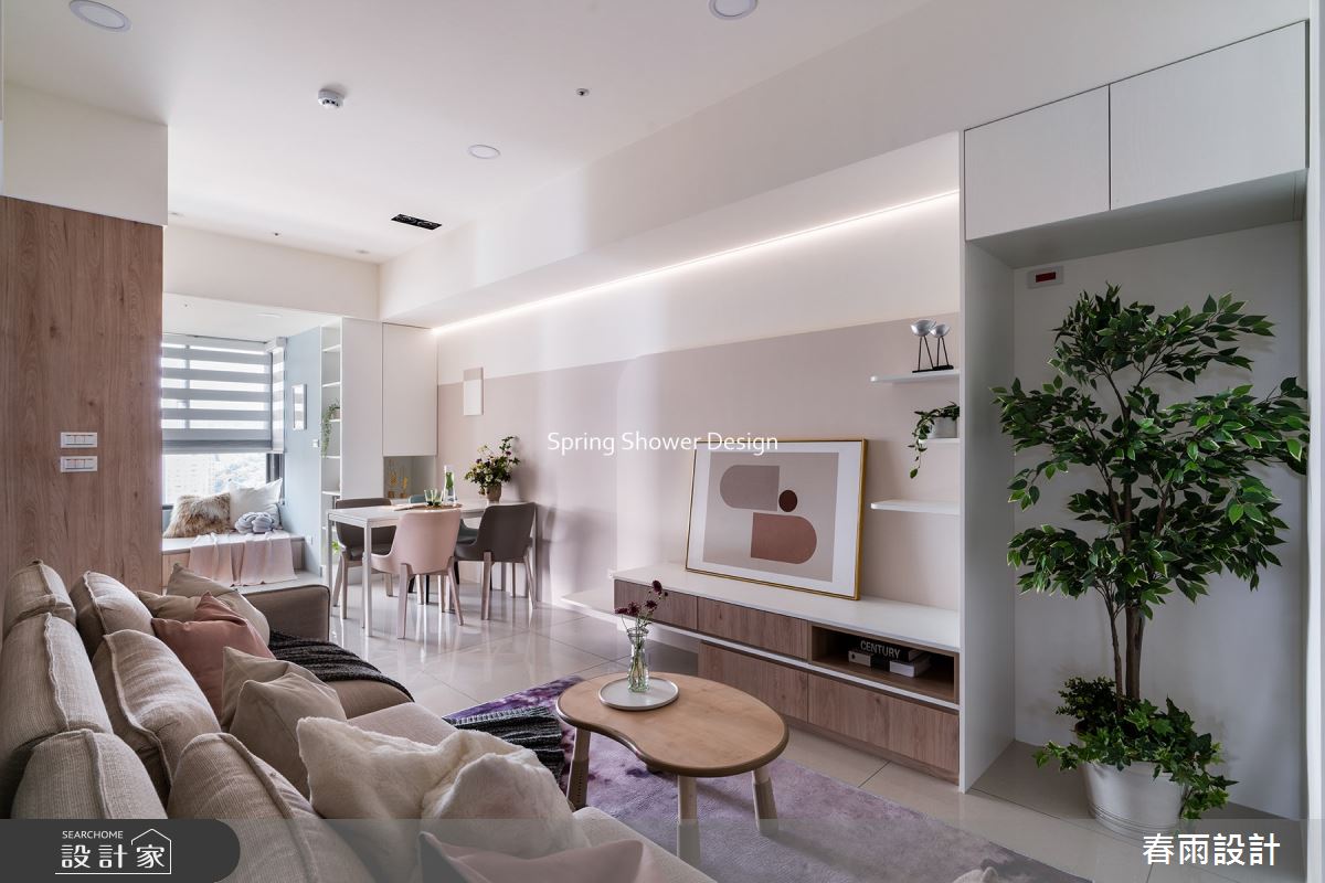 新成屋(5年以下)＿北歐風客廳餐廳臥榻案例圖片＿春雨設計＿春雨_180 筑丰陽陽之4