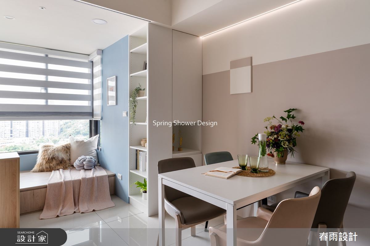新成屋(5年以下)＿北歐風餐廳臥榻案例圖片＿春雨設計＿春雨_180 筑丰陽陽之12