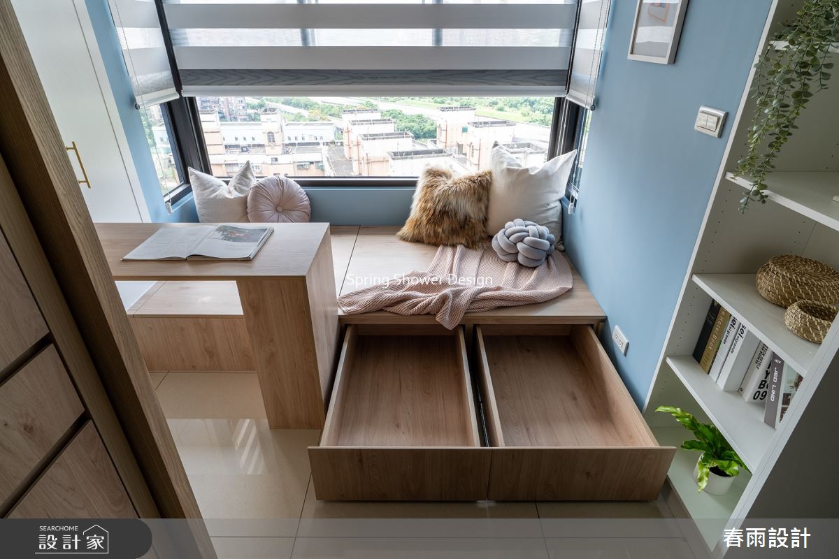 新成屋(5年以下)＿北歐風書房工作區臥榻案例圖片＿春雨設計＿春雨_180 筑丰陽陽之15