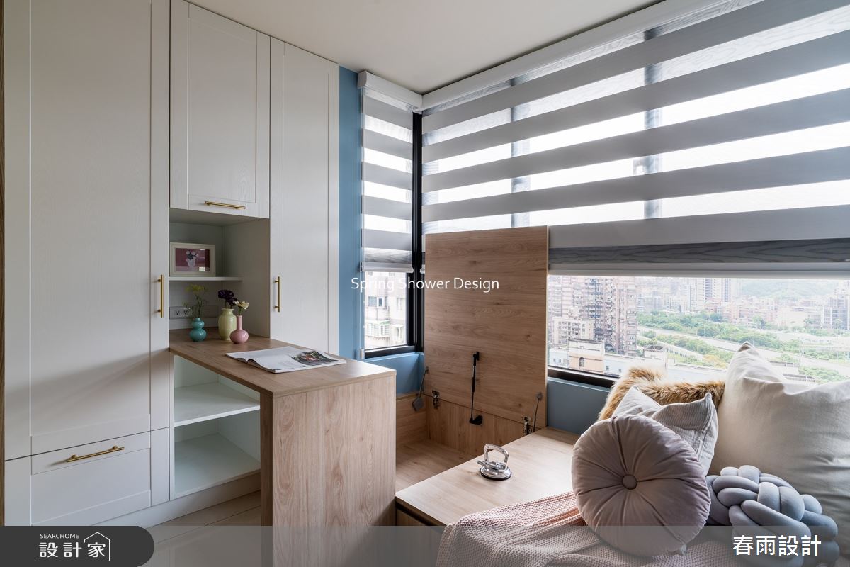 新成屋(5年以下)＿北歐風書房工作區臥榻多功能室案例圖片＿春雨設計＿春雨_180 筑丰陽陽之17