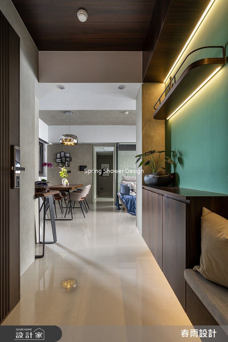 新成屋(5年以下)＿混搭風玄關案例圖片＿春雨設計＿春雨_181 台中寬埕埕和花園之1