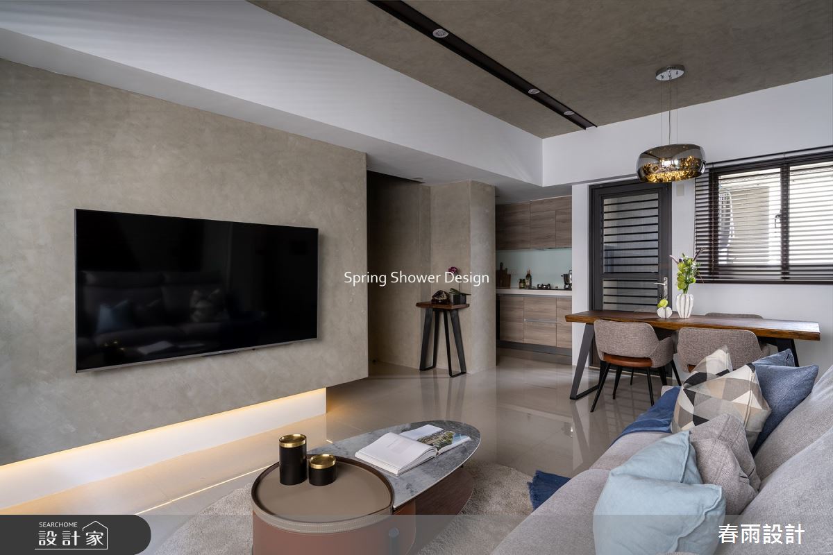 新成屋(5年以下)＿混搭風客廳餐廳案例圖片＿春雨設計＿春雨_181 台中寬埕埕和花園之8