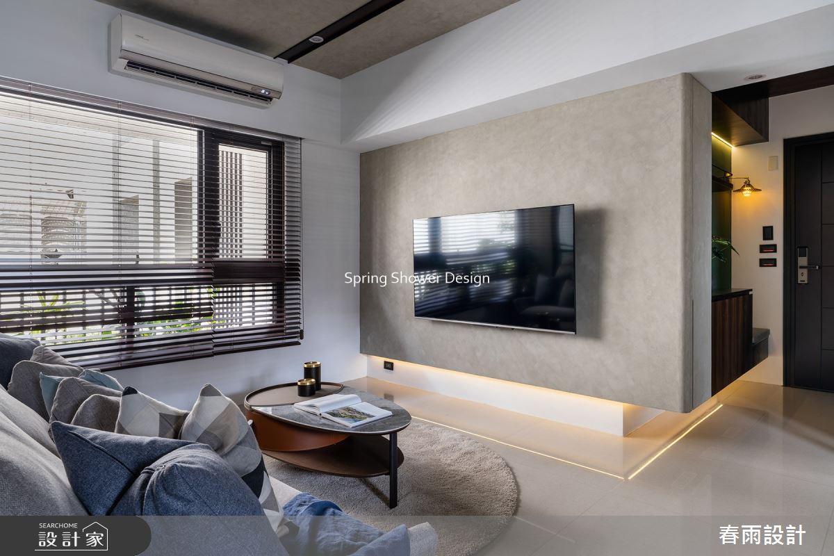 新成屋(5年以下)＿混搭風客廳案例圖片＿春雨設計＿春雨_181 台中寬埕埕和花園之9