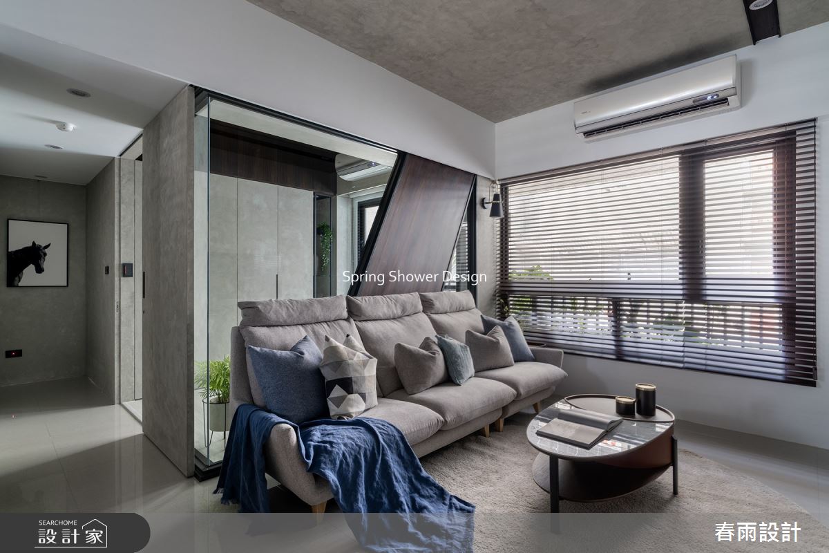 新成屋(5年以下)＿混搭風客廳案例圖片＿春雨設計＿春雨_181 台中寬埕埕和花園之16