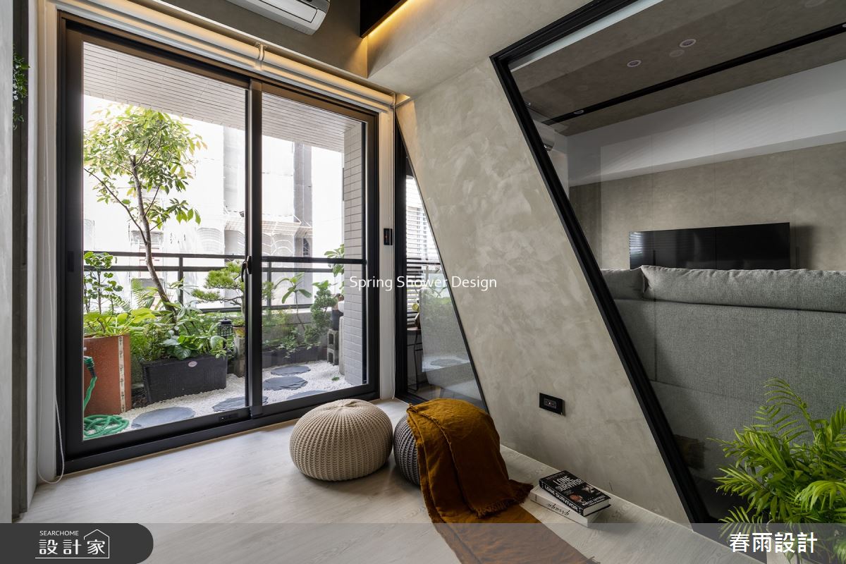 新成屋(5年以下)＿混搭風陽台多功能室案例圖片＿春雨設計＿春雨_181 台中寬埕埕和花園之19