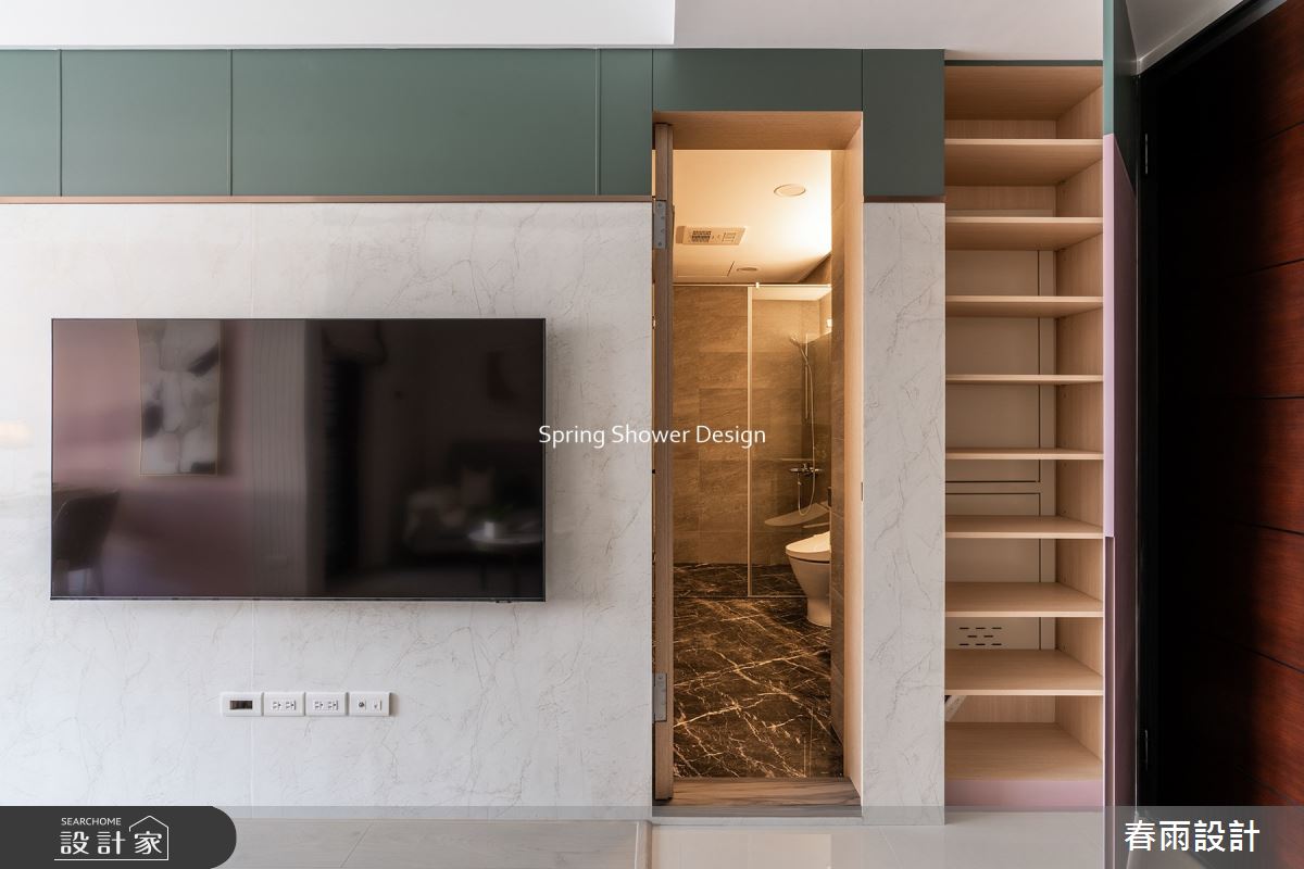 新成屋(5年以下)＿混搭風客廳浴室案例圖片＿春雨設計＿春雨_182 台中My雋之4