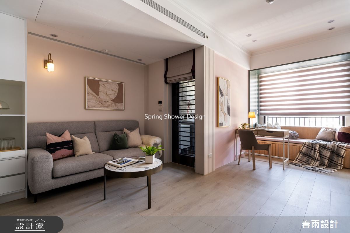 新成屋(5年以下)＿混搭風客廳書房臥榻案例圖片＿春雨設計＿春雨_182 台中My雋之6