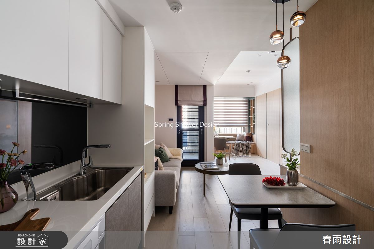新成屋(5年以下)＿混搭風客廳餐廳廚房案例圖片＿春雨設計＿春雨_182 台中My雋之8
