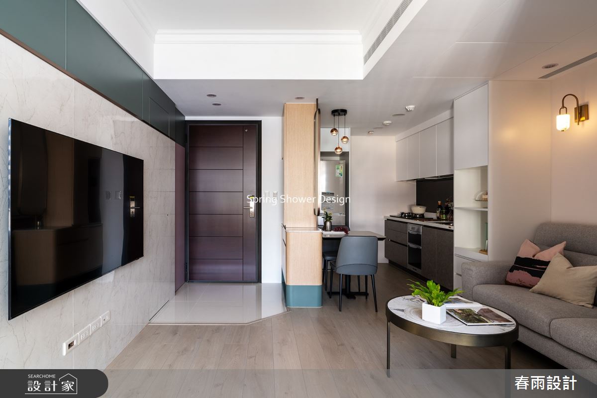 新成屋(5年以下)＿混搭風玄關客廳餐廳廚房案例圖片＿春雨設計＿春雨_182 台中My雋之13