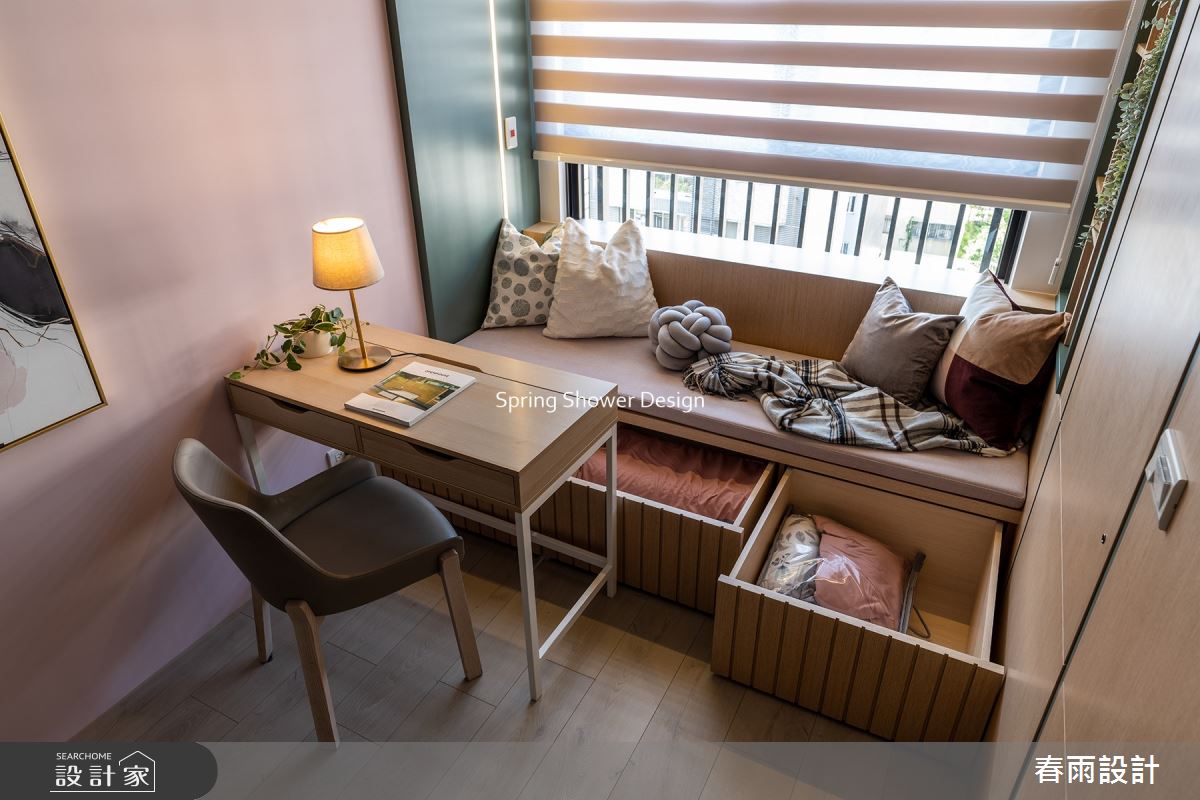 新成屋(5年以下)＿混搭風書房臥榻案例圖片＿春雨設計＿春雨_182 台中My雋之20