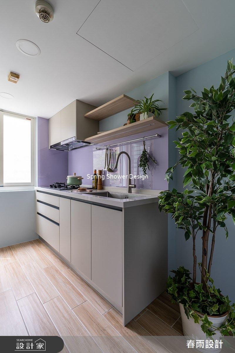 中古屋(5~15年)＿美式風廚房案例圖片＿春雨設計＿春雨_183 永福路之14