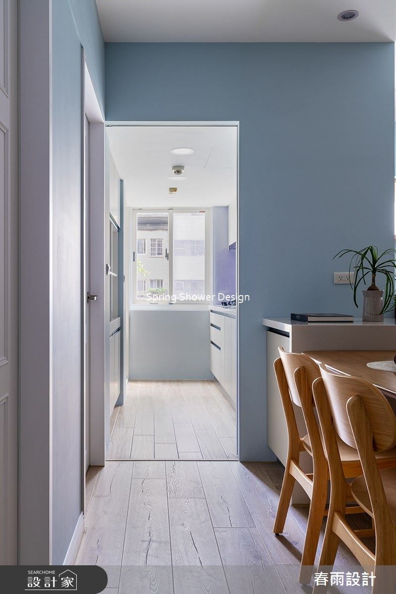 中古屋(5~15年)＿美式風餐廳廚房案例圖片＿春雨設計＿春雨_183 永福路之13