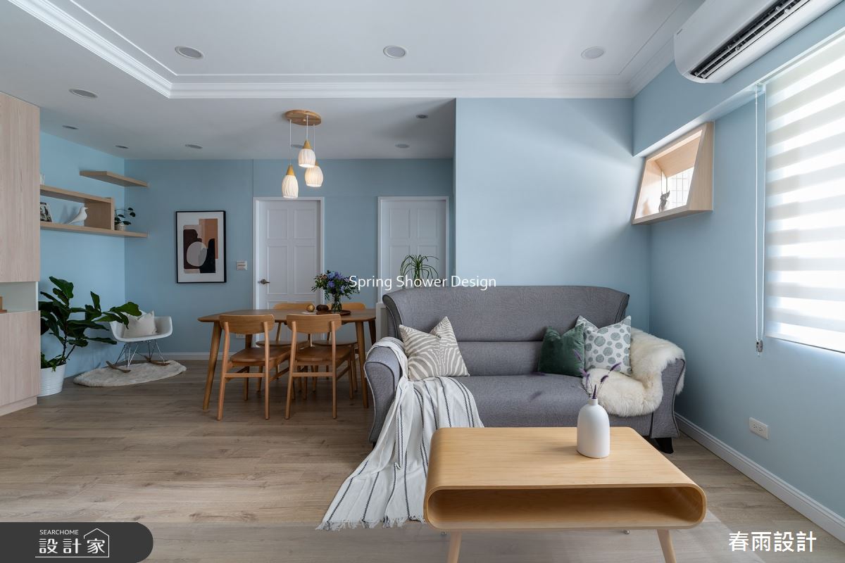 中古屋(5~15年)＿美式風客廳餐廳案例圖片＿春雨設計＿春雨_183 永福路之11
