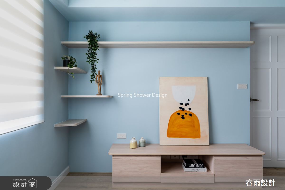 中古屋(5~15年)＿美式風客廳案例圖片＿春雨設計＿春雨_183 永福路之5