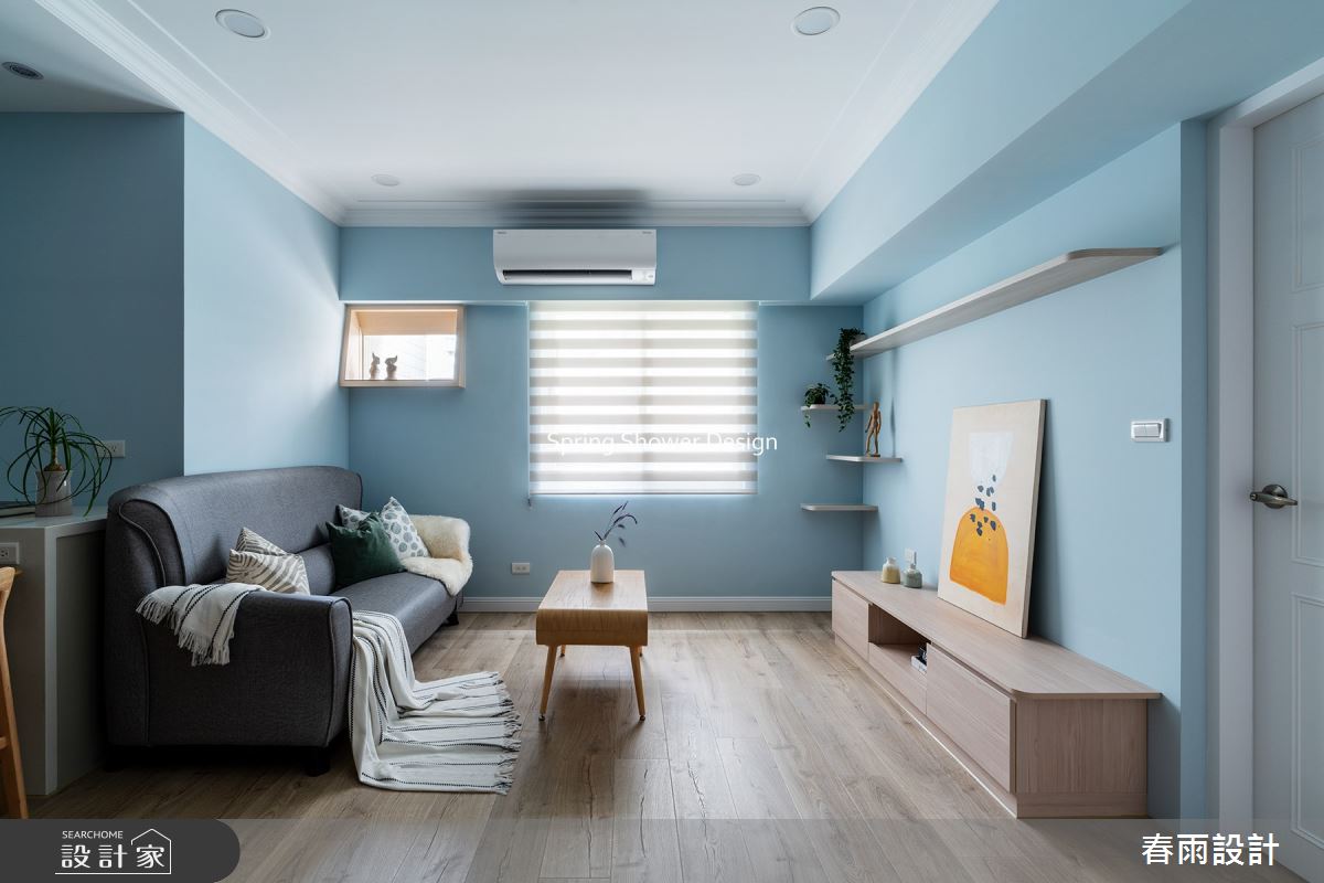 中古屋(5~15年)＿美式風客廳案例圖片＿春雨設計＿春雨_183 永福路之3