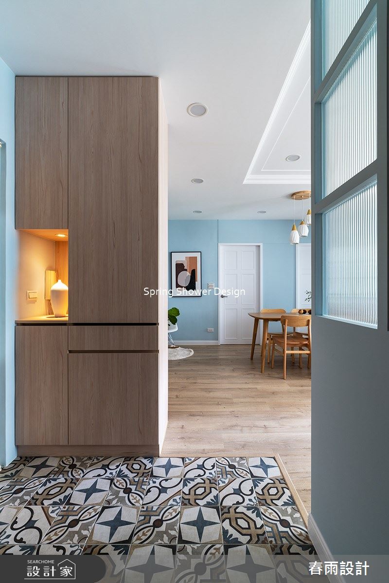 中古屋(5~15年)＿美式風玄關案例圖片＿春雨設計＿春雨_183 永福路之1