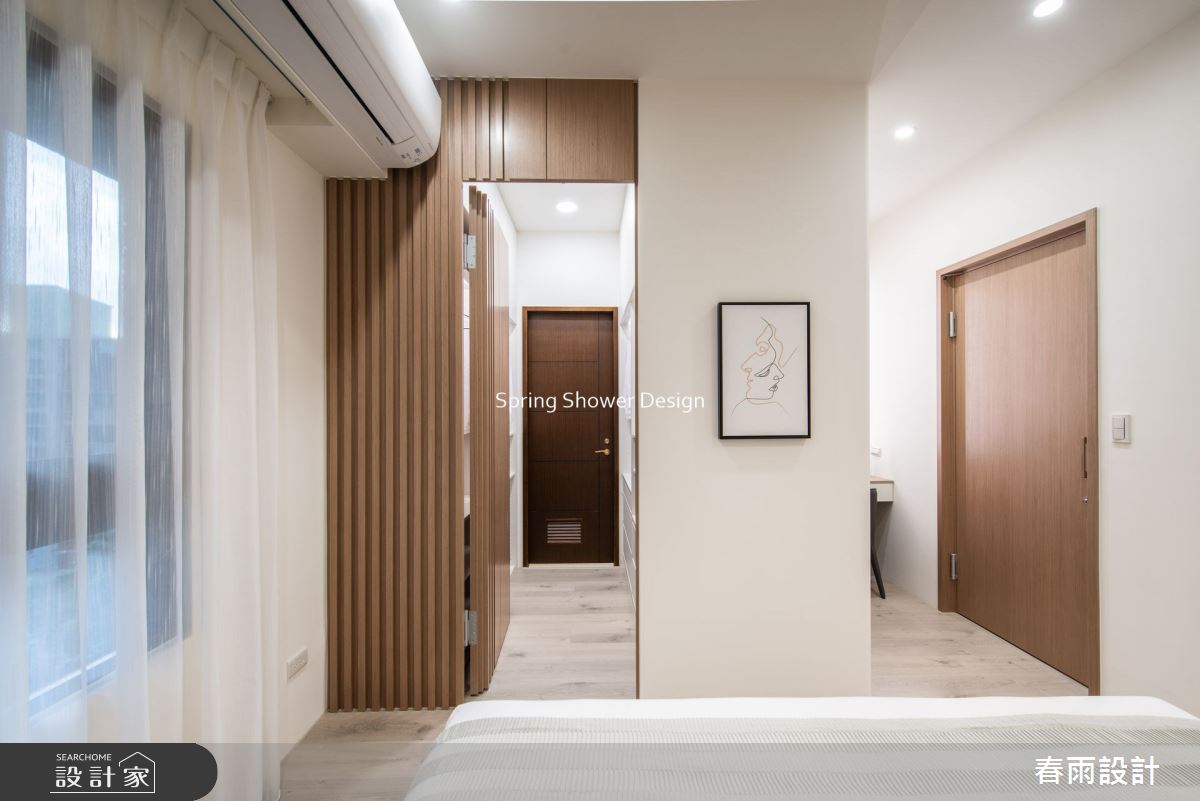 新成屋(5年以下)＿現代風臥室更衣間案例圖片＿春雨設計＿春雨_184 冠德天驕之17
