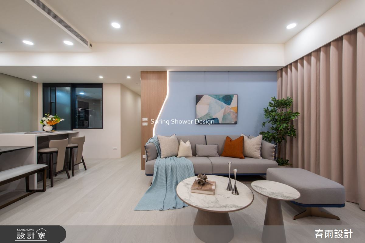 新成屋(5年以下)＿現代風客廳案例圖片＿春雨設計＿春雨_184 冠德天驕之5