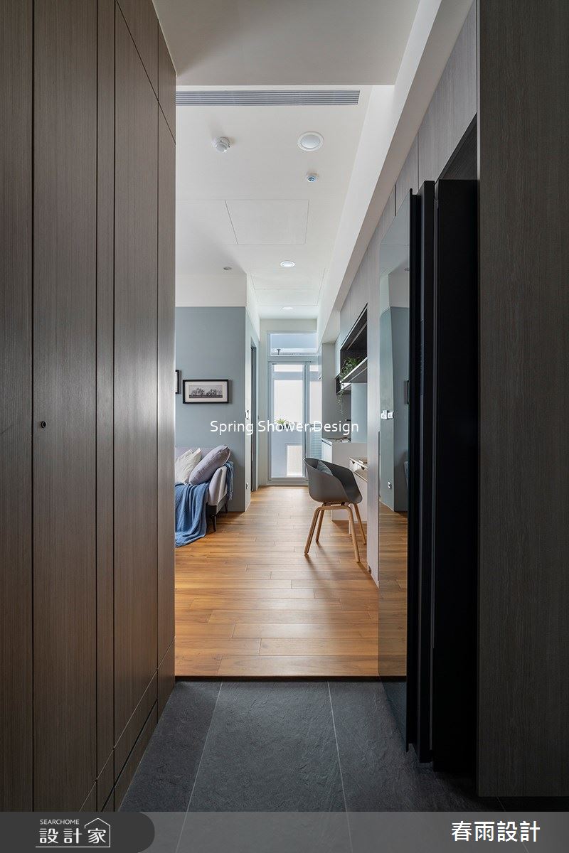 老屋(16~30年)＿現代風玄關案例圖片＿春雨設計＿春雨_185 縣府LV之3