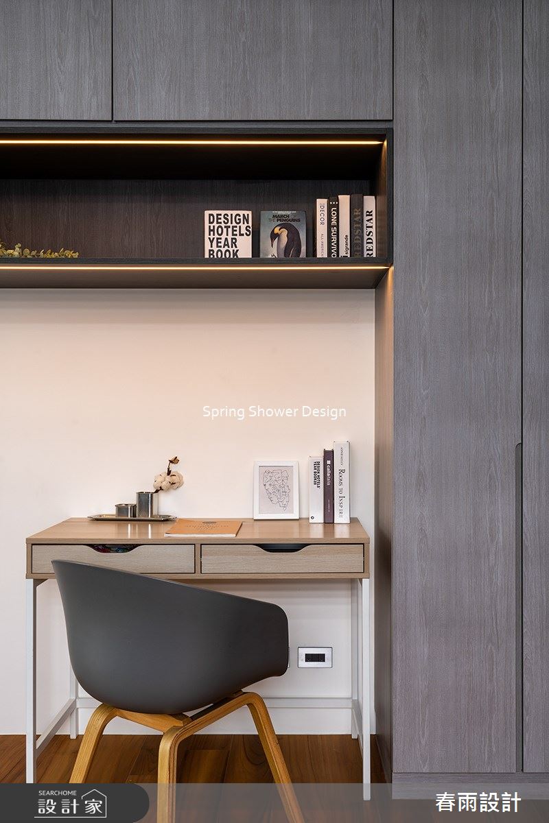 老屋(16~30年)＿現代風書房工作區案例圖片＿春雨設計＿春雨_185 縣府LV之9