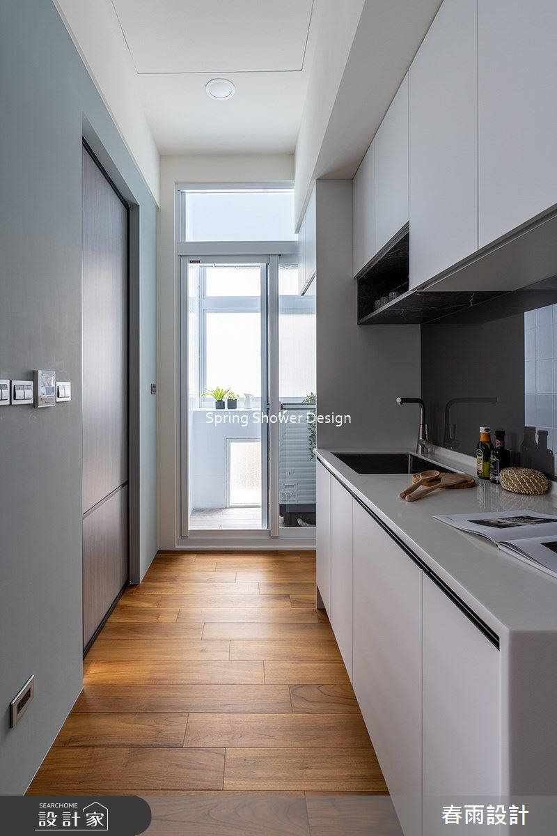 老屋(16~30年)＿現代風廚房案例圖片＿春雨設計＿春雨_185 縣府LV之16