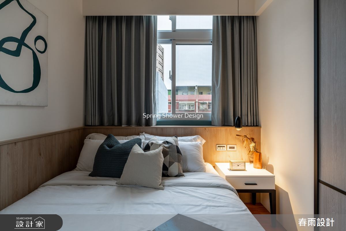 老屋(16~30年)＿現代風臥室案例圖片＿春雨設計＿春雨_185 縣府LV之21