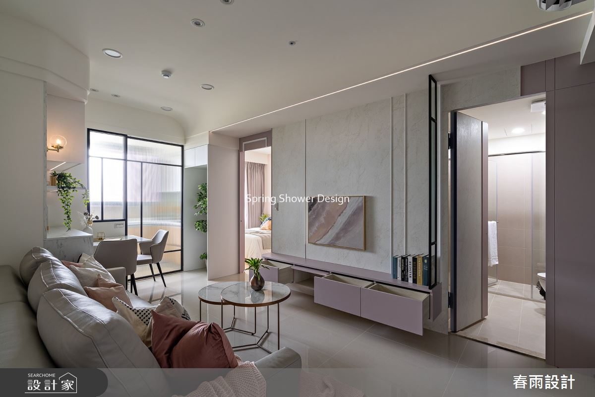 新成屋(5年以下)＿新古典客廳餐廳臥室浴室案例圖片＿春雨設計＿春雨_188 忠泰幸之4