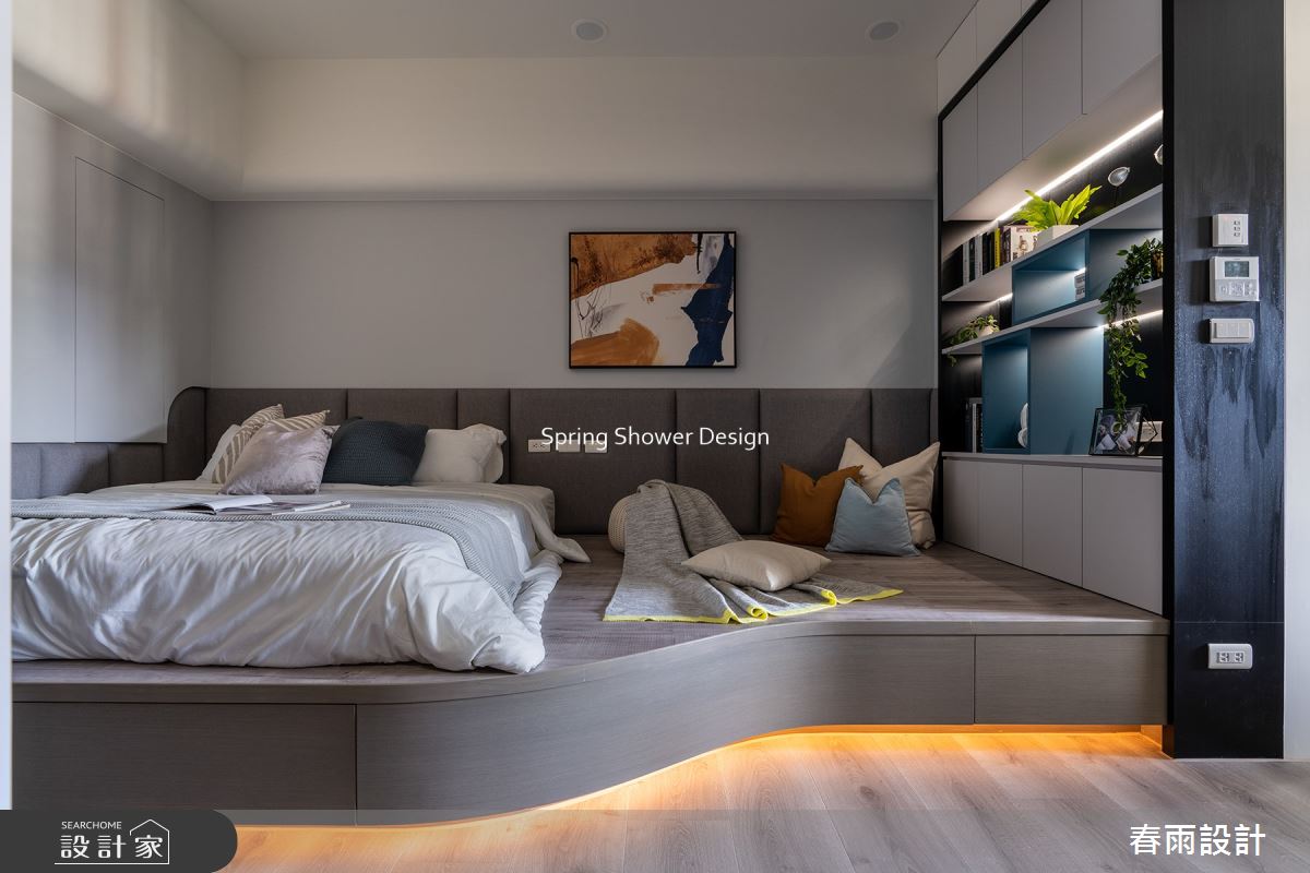 新成屋(5年以下)＿現代風客廳臥室案例圖片＿春雨設計＿春雨_189 森業永春之10