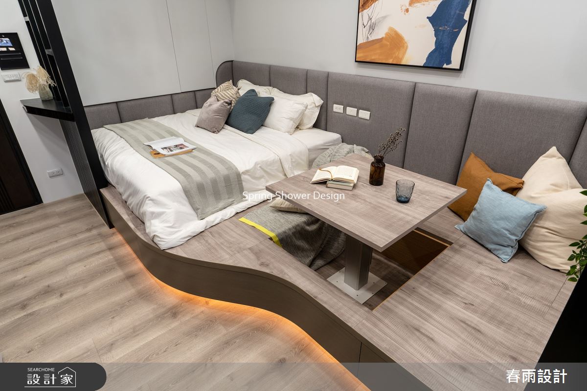 新成屋(5年以下)＿現代風客廳臥室案例圖片＿春雨設計＿春雨_189 森業永春之16