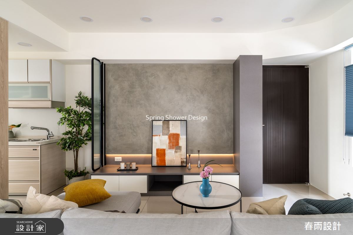 新成屋(5年以下)＿北歐風客廳案例圖片＿春雨設計＿春雨_190 愛上城之5