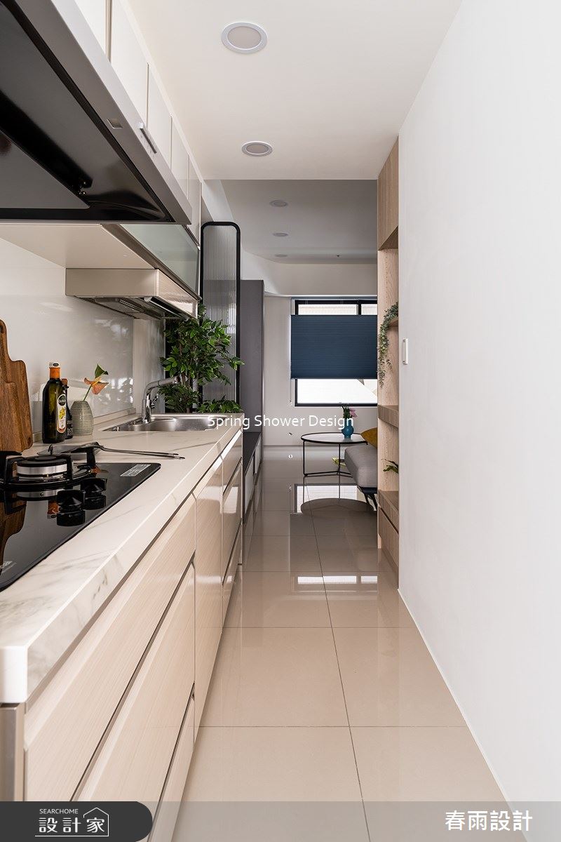新成屋(5年以下)＿北歐風廚房案例圖片＿春雨設計＿春雨_190 愛上城之17