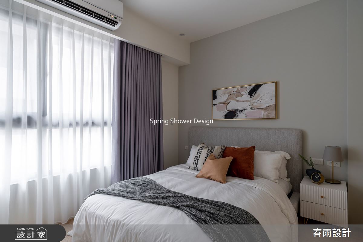 新成屋(5年以下)＿北歐風臥室案例圖片＿春雨設計＿春雨_190 愛上城之23