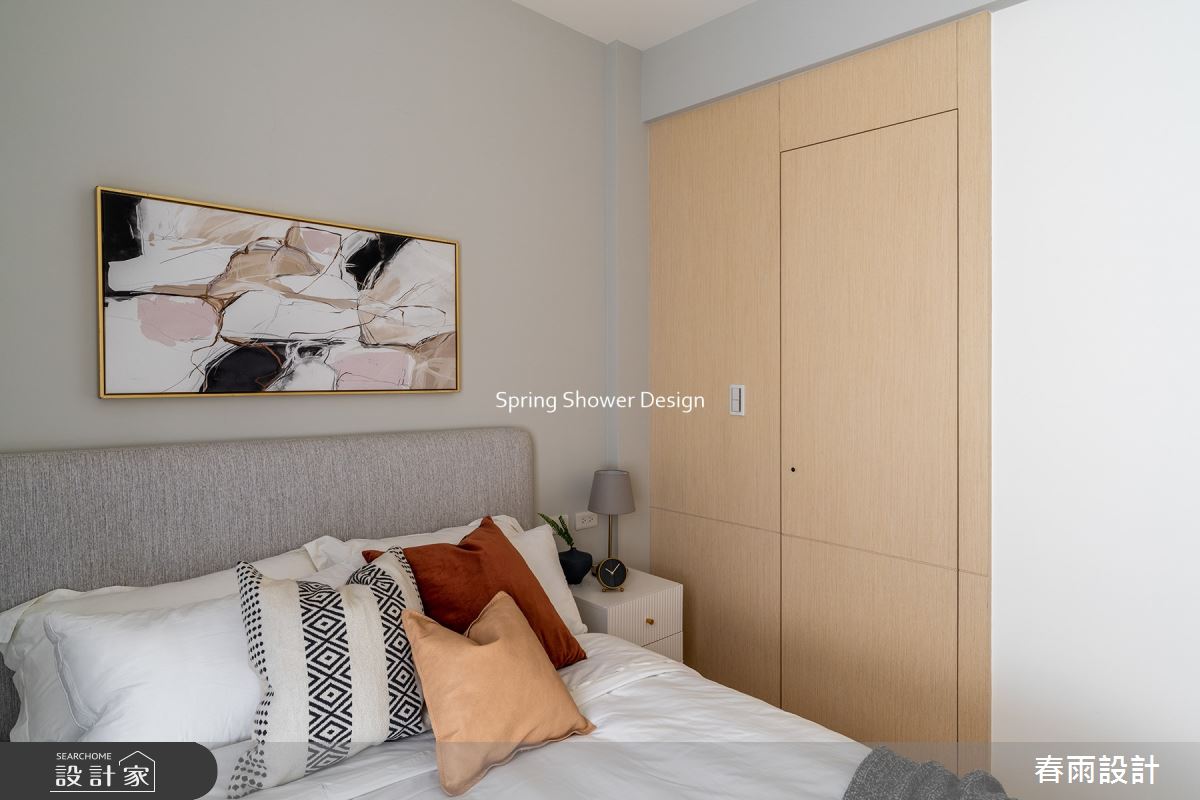 新成屋(5年以下)＿北歐風臥室案例圖片＿春雨設計＿春雨_190 愛上城之27