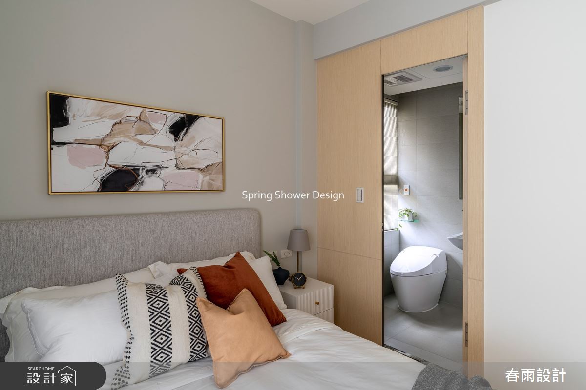 新成屋(5年以下)＿北歐風臥室浴室案例圖片＿春雨設計＿春雨_190 愛上城之28